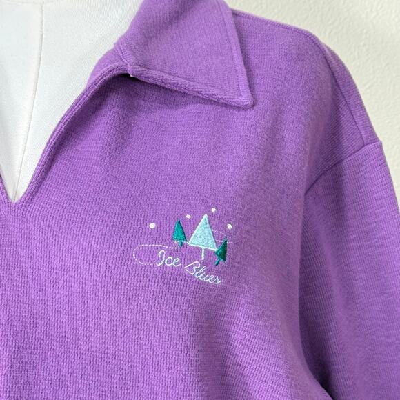 Vintage 90s Y2k Disney Winnie Pooh Eeyore Embroidered Top Cutecore Grandma XL - Picture 3 of 7